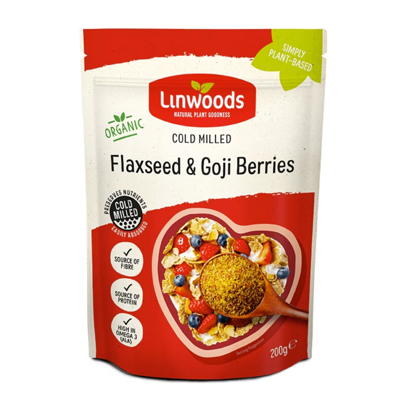 Linwoods Milled Flaxseed & Goji Berries 200g | London Grocery