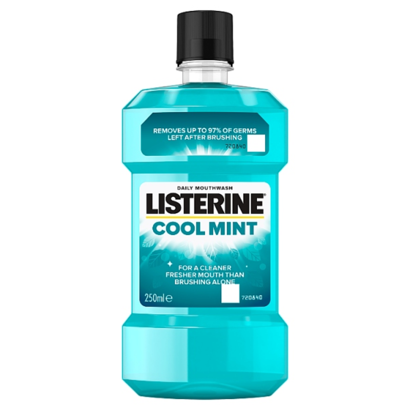 Listerine Essentials Cool Mint Mouthwash 250ml - London Grocery