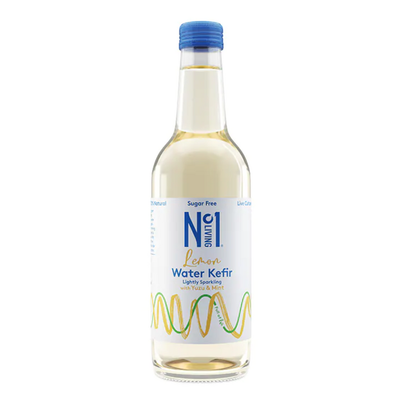 No.1 Living Water Kefir Lemon with Yuzu & Mint 330ml | London Grocery