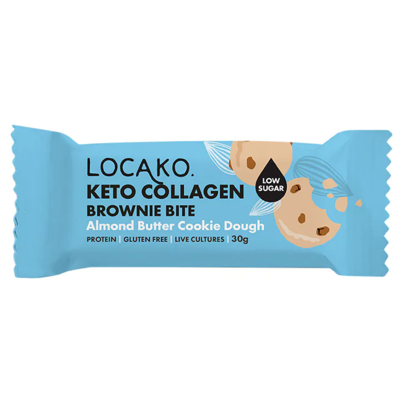 Locako Keto Collagen Brownie Bite Almond Butter Cookie Dough 30g | London Grocery