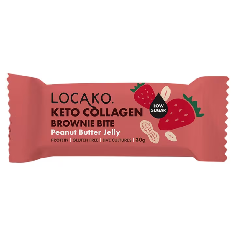 Locako Keto Collagen Brownie Bite Peanut Butter Jelly 30g | London Grocery
