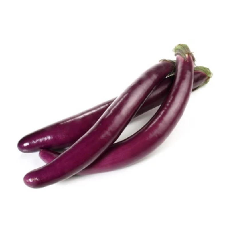 Fresh Long Eggplant 500gr-London Grocery
