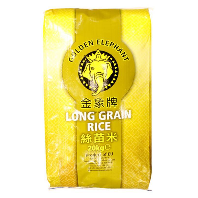 GOLDEN ELEPHANT EU Long Grain Rice 20kg - London Grocery