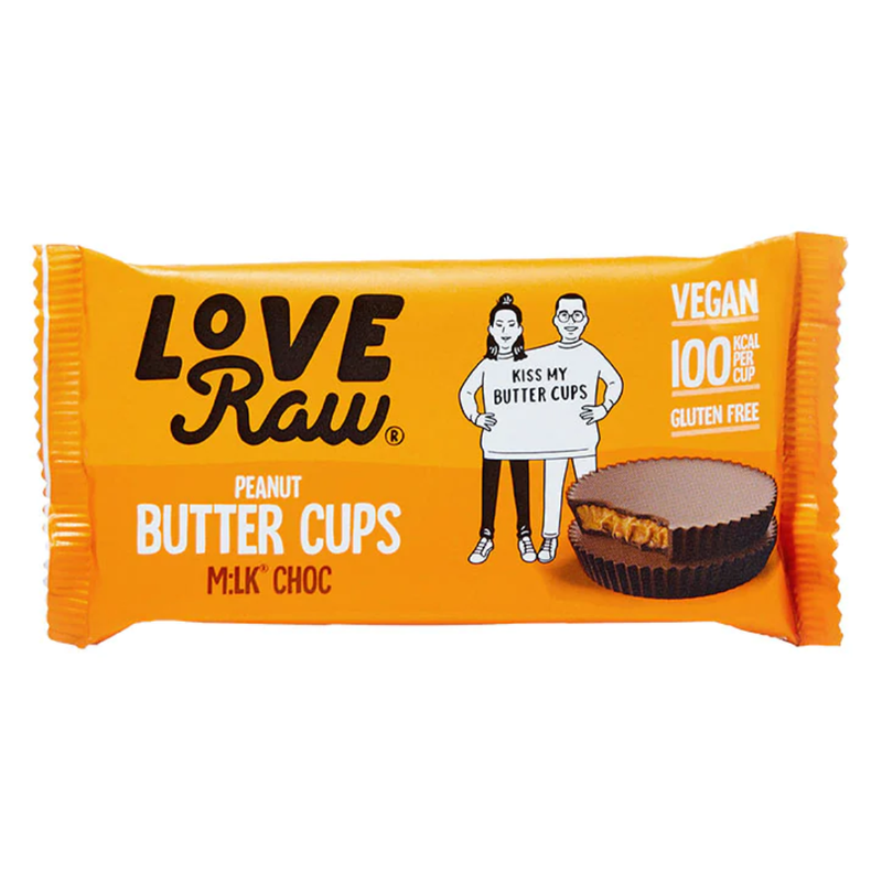 Love Raw Vegan M:lk Choc Peanut Butter Cup 34g | London Grocery