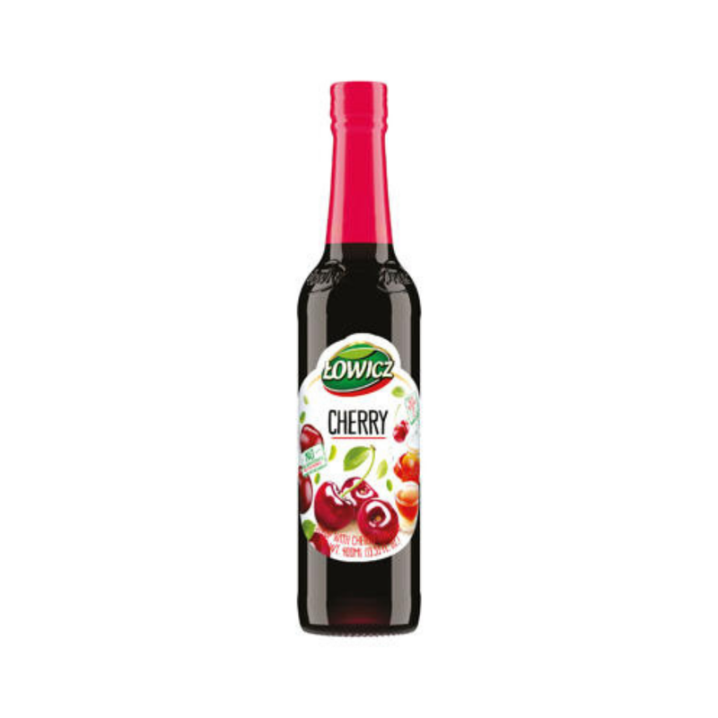 Lowicz Cherry Syrup (Wisnia) 400ml-London Grocery