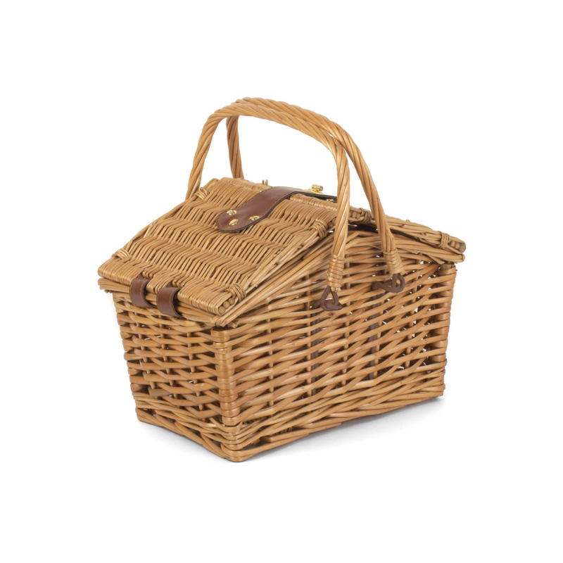 Light Steamed Swing Handle Hamper | London Grocery