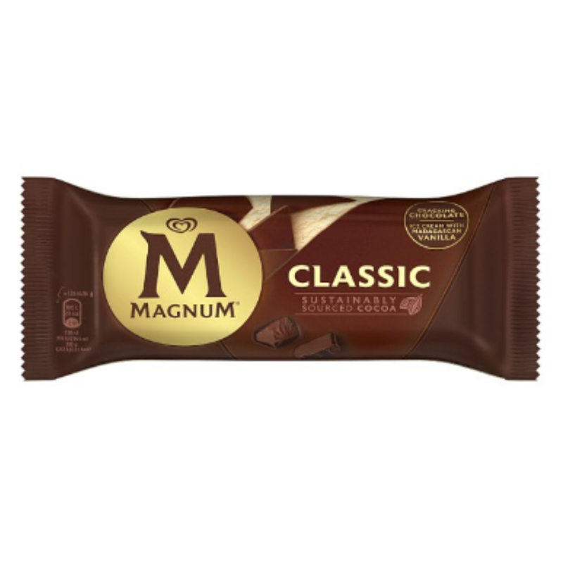 Magnum Classic Ice Cream Chocolate 110ml x 20 Units | London Grocery