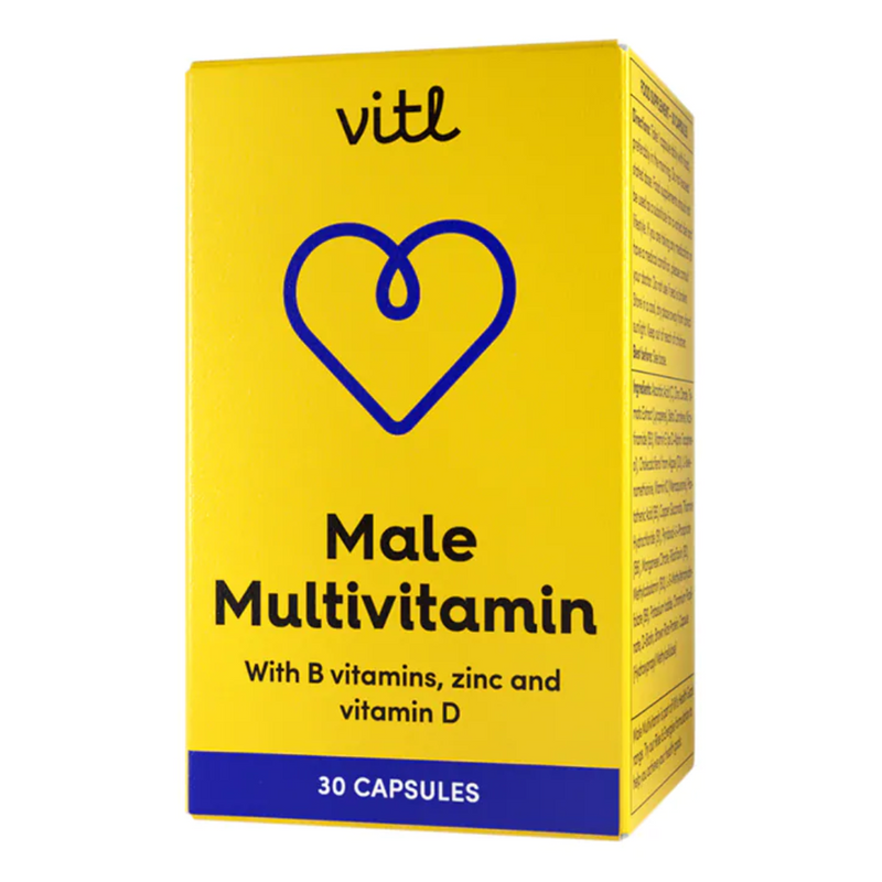 Vitl Male Multivitamin 30 Capsules | London Grocery