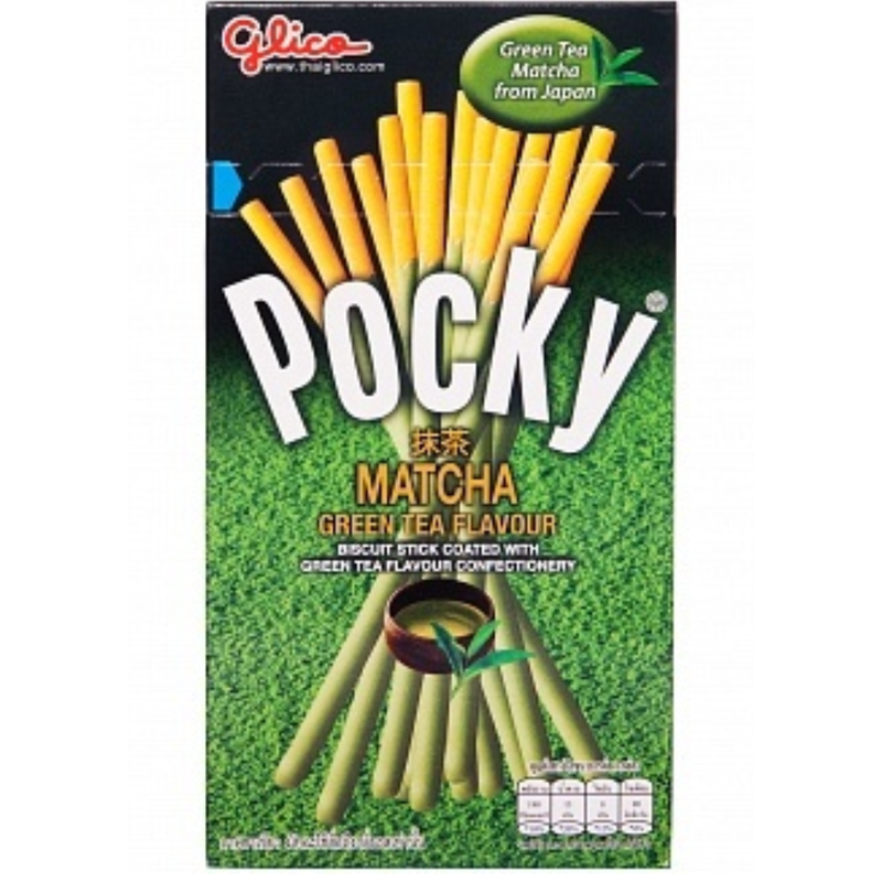 Case POCKY Matcha Green Tea Flavour Sticks 39 gr - London Grocery