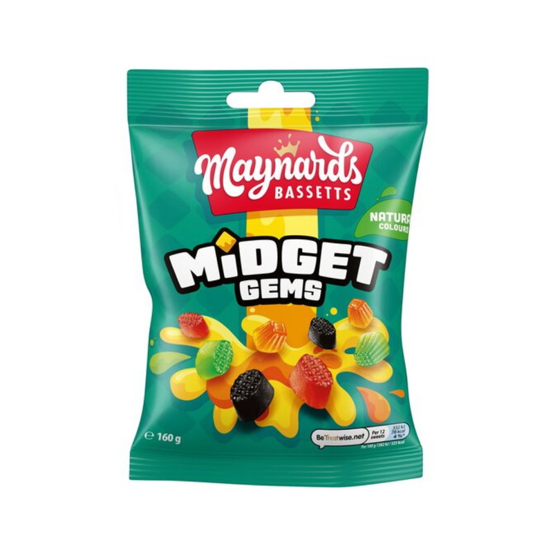 Maynards Midget Gems 160gr-London Grocery