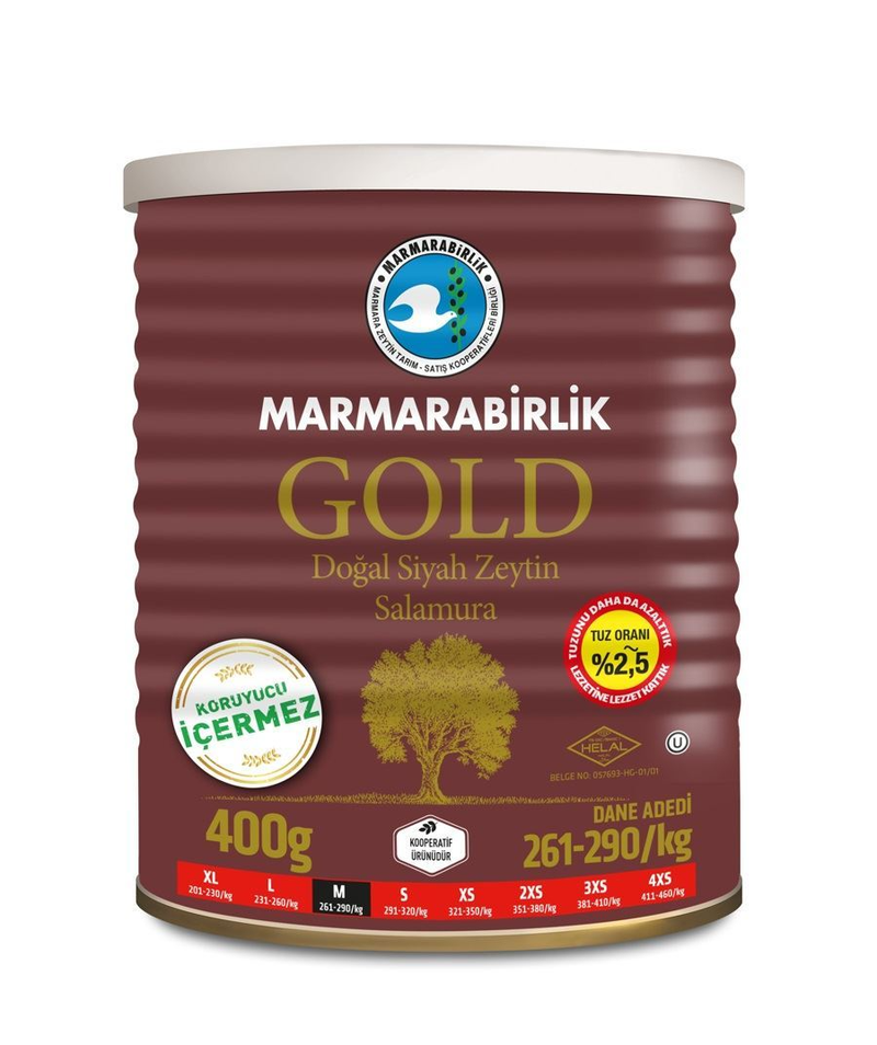 Marmarabirlik Olive Gold XL 400G  -London Grocery