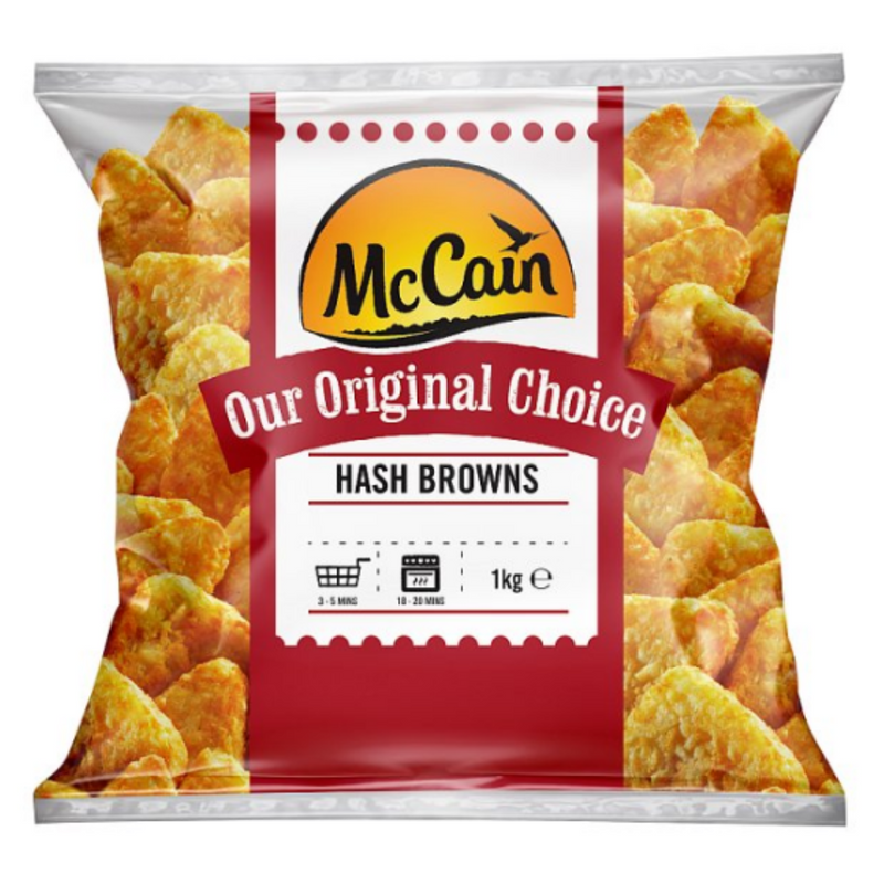 McCain Our Original Choice Hash Browns 1kg x 8 Packs | London Grocery