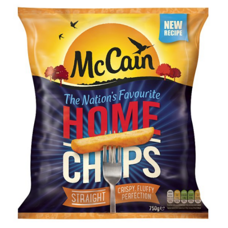 McCain Home Chips Straight 750g x 1 Pack | London Grocery