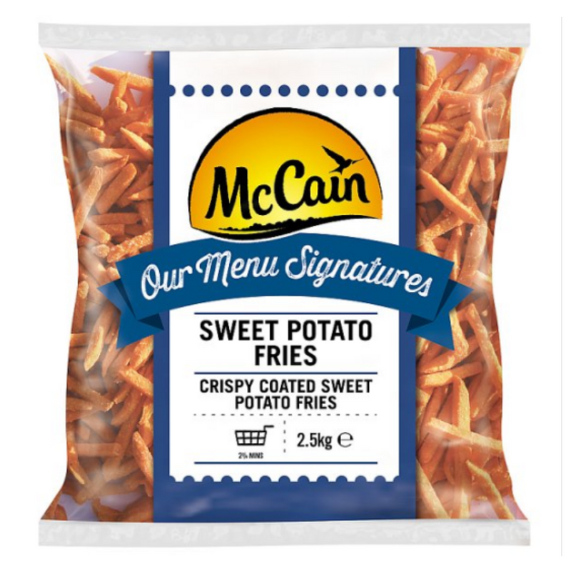 McCain Menu Signatures Sweet Potato Fries 2.5kg x 4 Packs | London Grocery