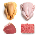 Meat Lover's Box | 4 Ingredients | Scottish Beef Mince | Scottish Silversite Joint | Chicken Breast Fillet | Whole Plain Chicken | London Grocery