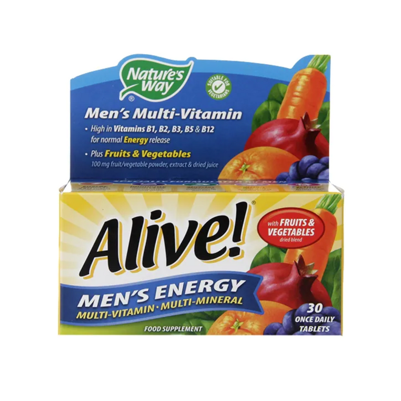 Nature's Way Alive! Men's Energy Multi-Vitamin 30 Tablets | London Grocery