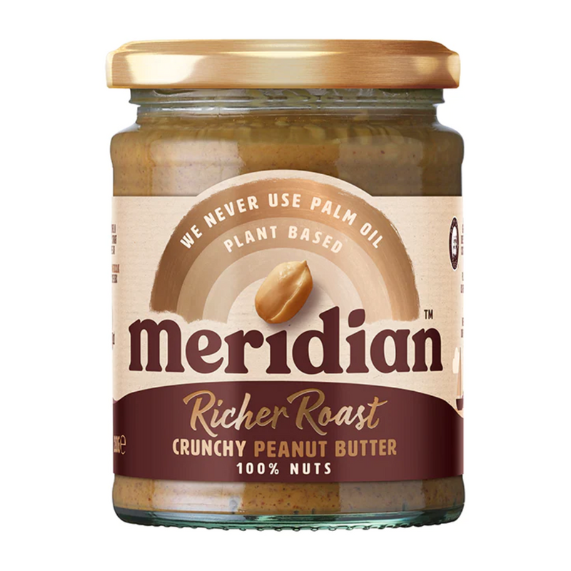 Meridian Deep Roast Crunchy Peanut Butter 280g | London Grocery