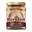 Meridian Deep Roast Smooth Peanut Butter 280g | London Grocery