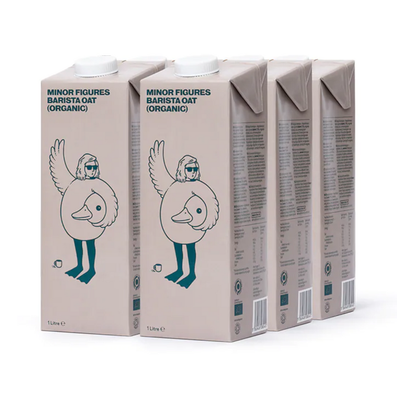 Minor Figures Barista Organic Oat Milk 6 x 1L | London Grocery