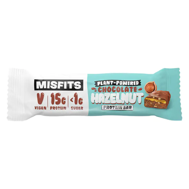 Misfits Chocolate Hazelnut Vegan Protein Bar 45g | London Grocery