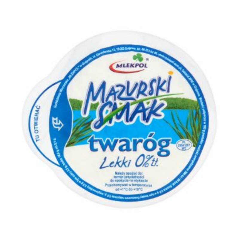Mlekpol 0% Fat Mazurski Curd Cheese 275gr-London Grocery