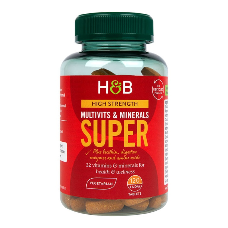 Holland & Barrett Super Multivitamins and Minerals 120 Tablets | London Grocery