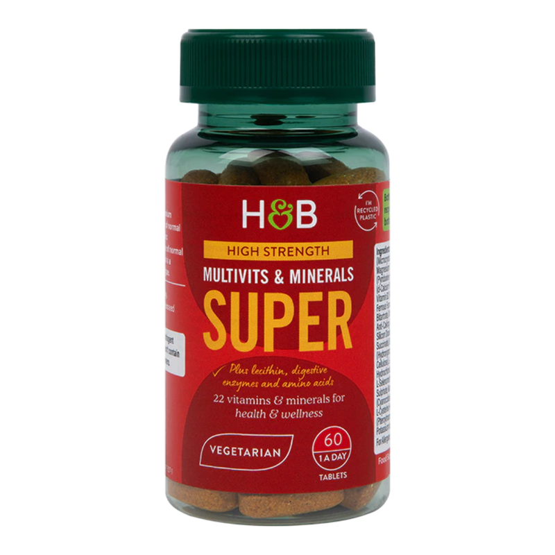 Holland & Barrett Super Multivitamins and Minerals 60 Tablets | London Grocery