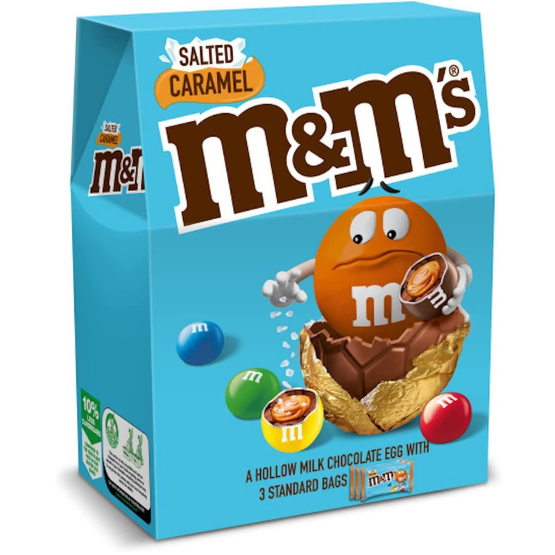 M&M's Salted Caramel Chocolate Extra Large Easter Egg 286g | London Grocery
