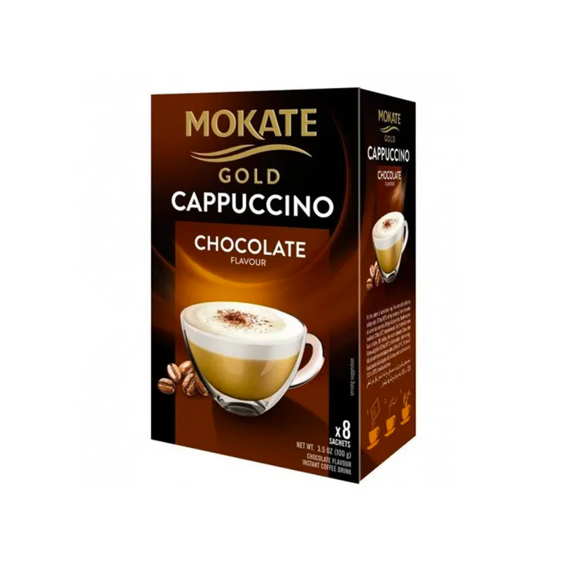 Mokate Gold Gold Chocolate Cappuccino  8 x 12.5gr-London Grocery