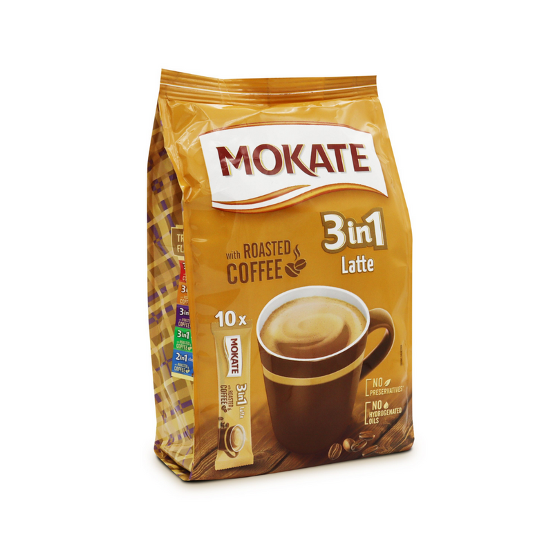 Mokate Latte 3in1 Coffee 150gr-London Grocery
