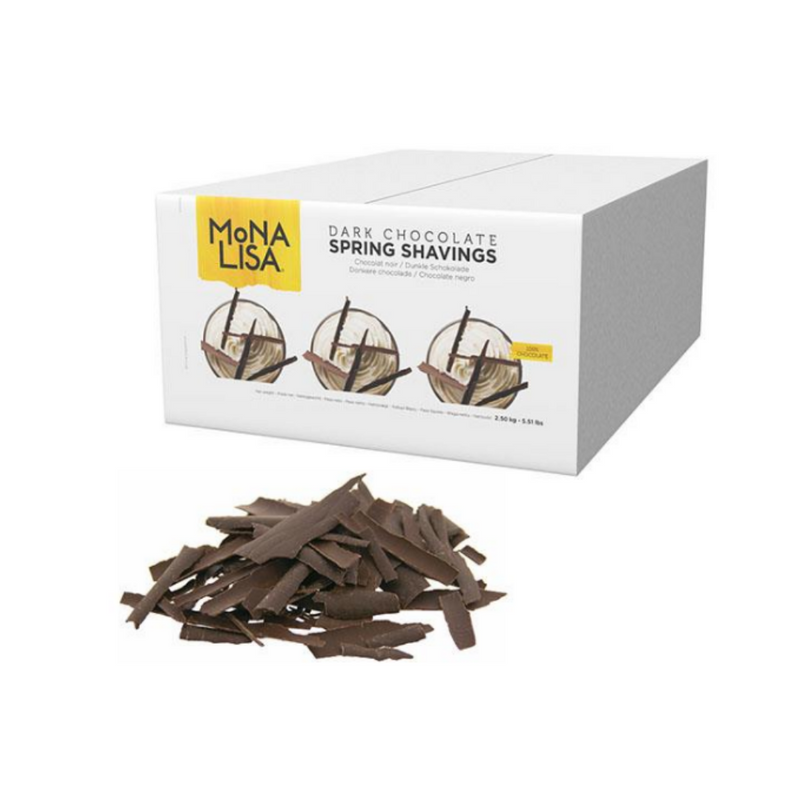 Mona Lisa Dark Chocolate Shavings 2.5kg - London Grocery