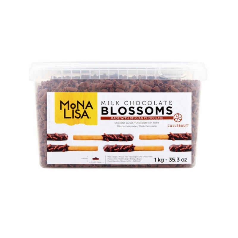 Mona Lisa Milk Chocolate Blossoms 1kg x 4 cases  - London Grocery