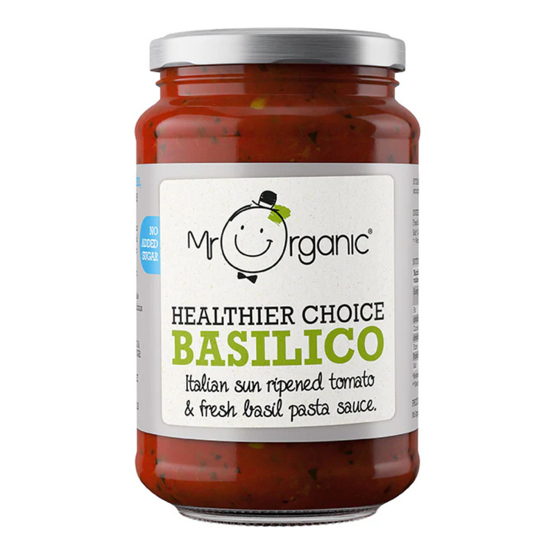 Mr Organic Basilico Pasta Sauce 350g | London Grocery