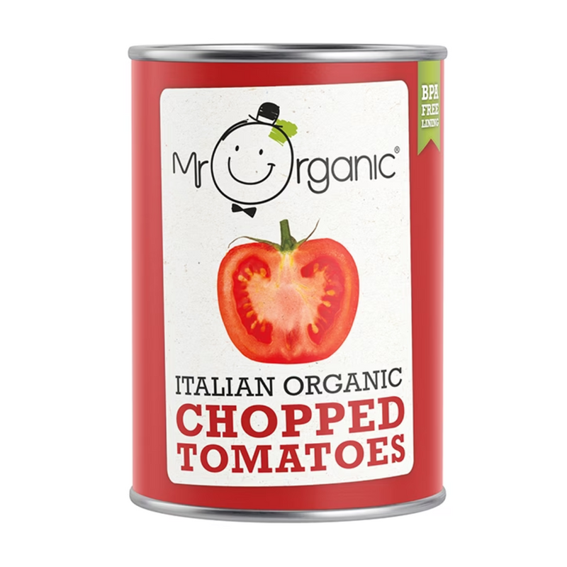 Mr Organic Italian Organic Chopped Tomatoes 400g | London Grocery