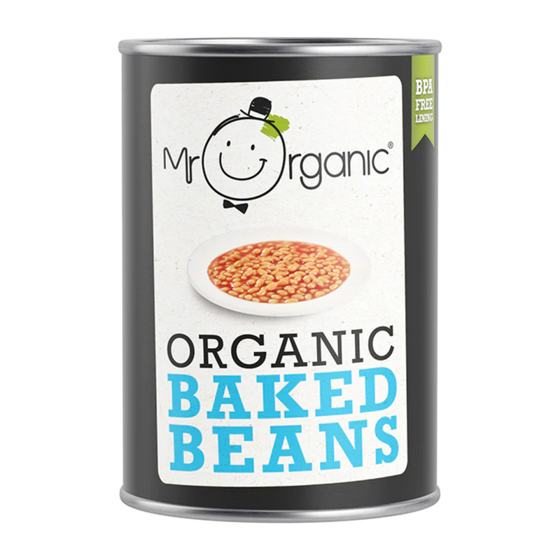 Mr Organic Organic Baked Beans 400g | London Grocery