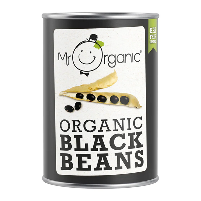 Mr Organic Organic Black Beans 400g | London Grocery