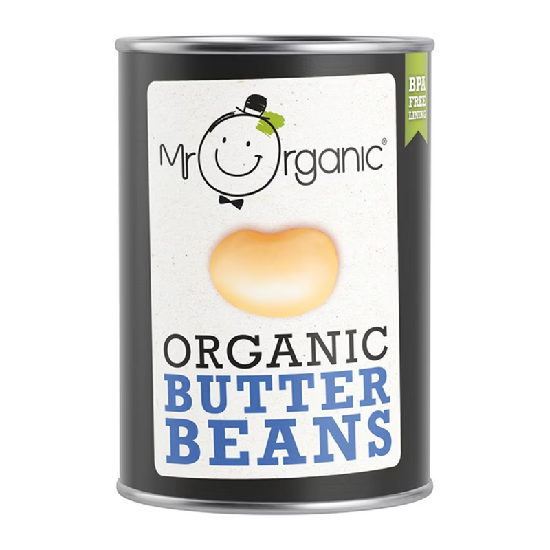 Mr Organic Organic Butter Beans 400g | London Grocery