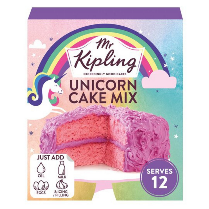 Mr Kipling Unicorn Cake Mix 400gr-London Grocery