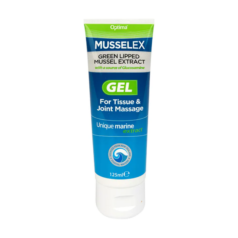 Musselflex Green Lipped Mussel Extract & Glucosamine Gel 125ml | London Grocery