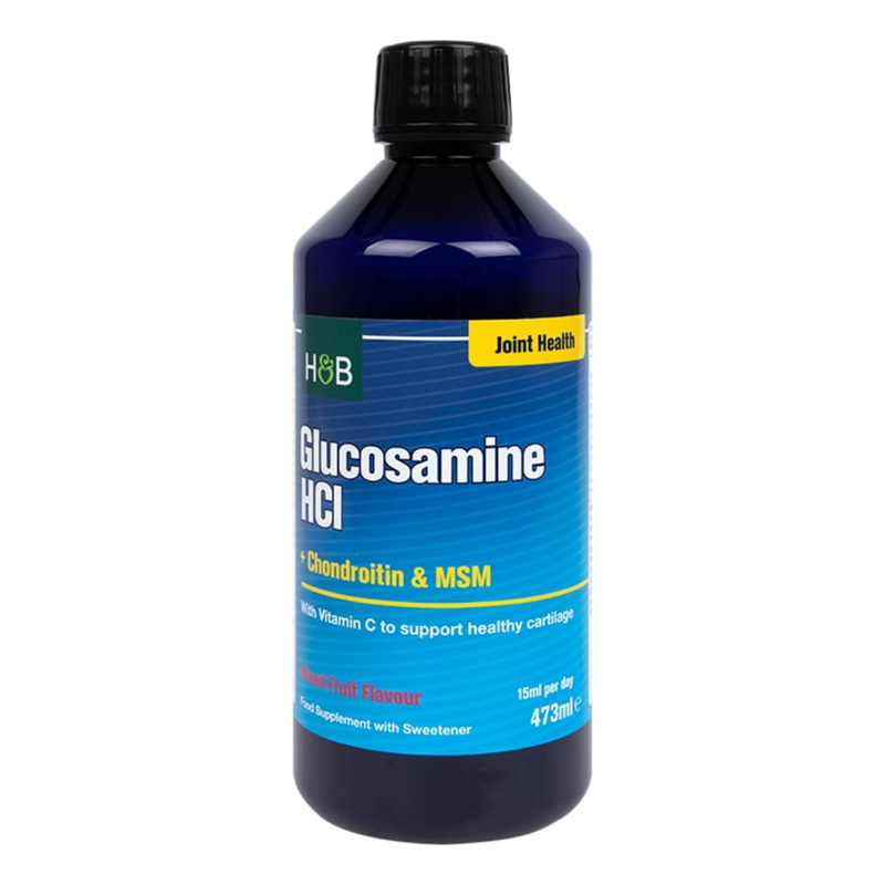 Holland & Barrett Glucosamine Chondroitin & MSM Complex Liquid 473ml | London Grocery