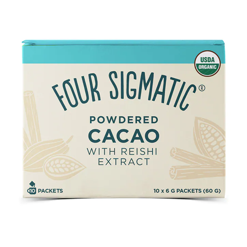 Four Sigmatic Mushroom Cacao with Reishi 10 x 6g Sachets | London Grocery