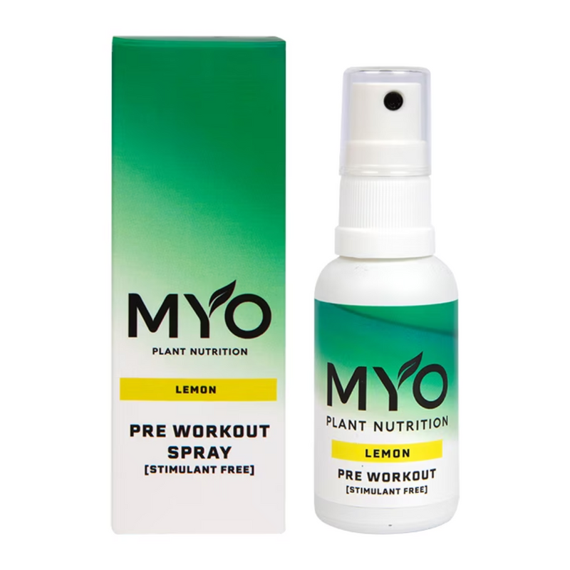 MYO Plant Nutrition Pre Workout Spray Lemon 30ml | London Grocery
