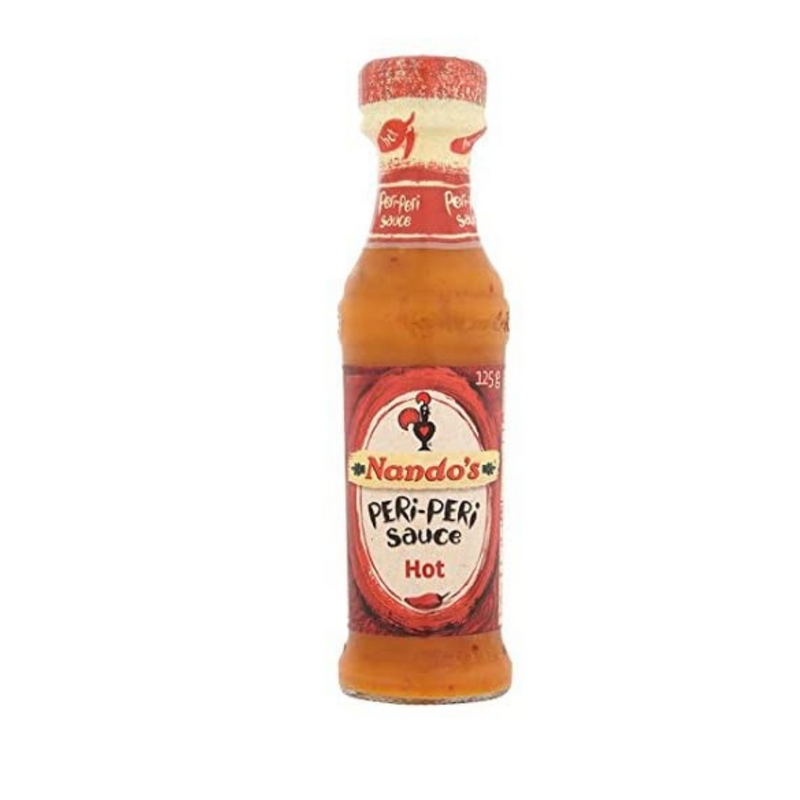 Nando's Hot Peri-Peri Sauce 125g-London Grocery