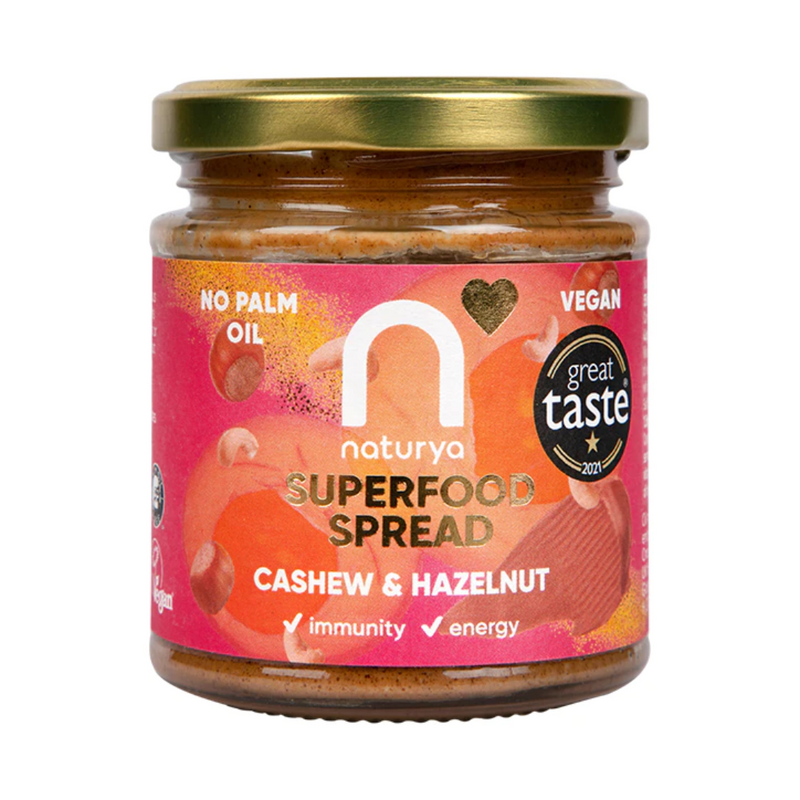 Naturya Cashew & Hazelnut Smooth Spread 170g | London Grocery
