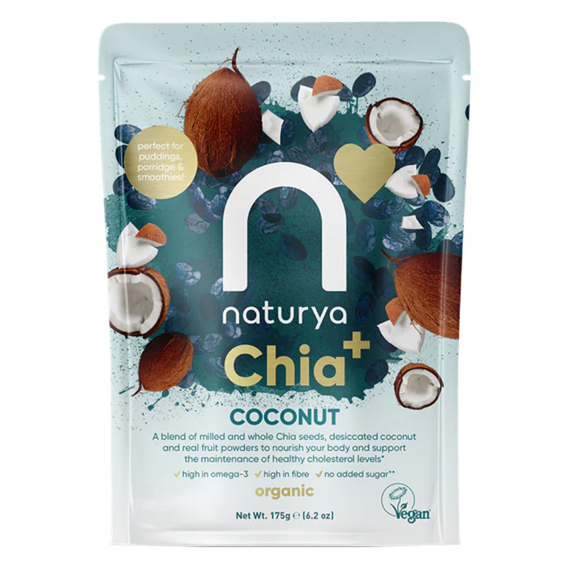 Naturya Chia+ Coconut Organic 175g | London Grocery