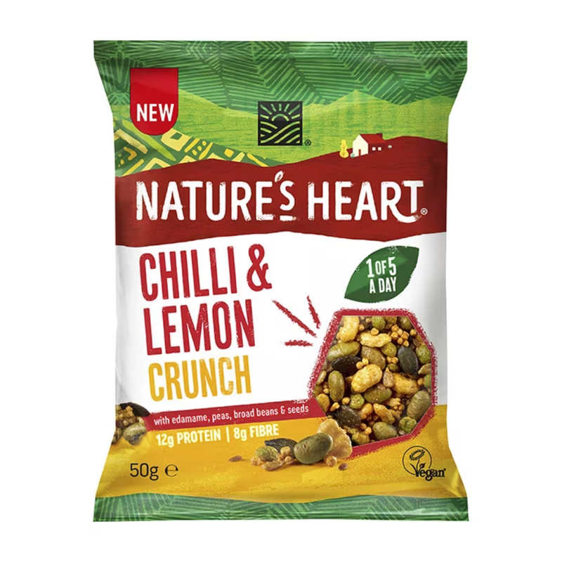 Natures Heart Crunch Chilli & Lemon 50g | London Grocery