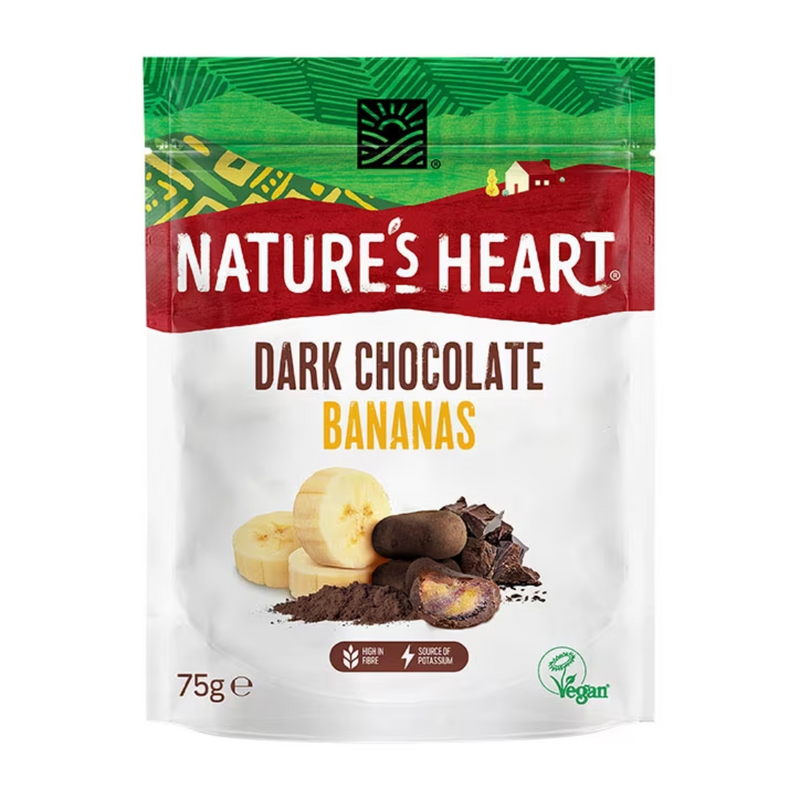 Natures Heart Dark Chocolate Banana 75g | London Grocery