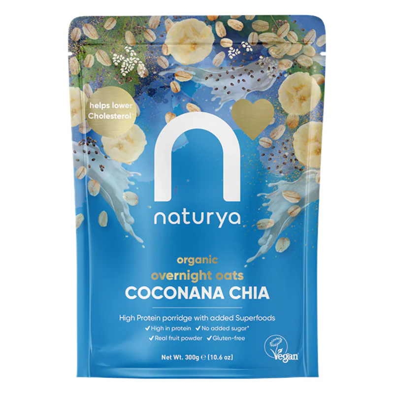 Naturya Overnight Oats Coconana Chia Organic 300g | London Grocery