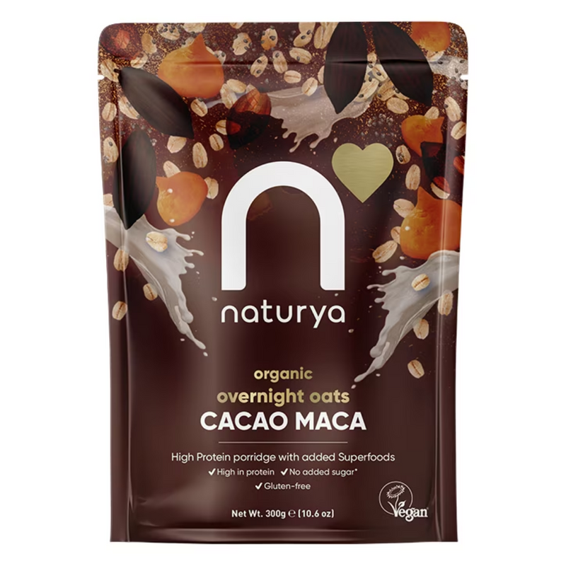 Naturya Overnight Oats Cacao Maca Organic 300g | London Grocery