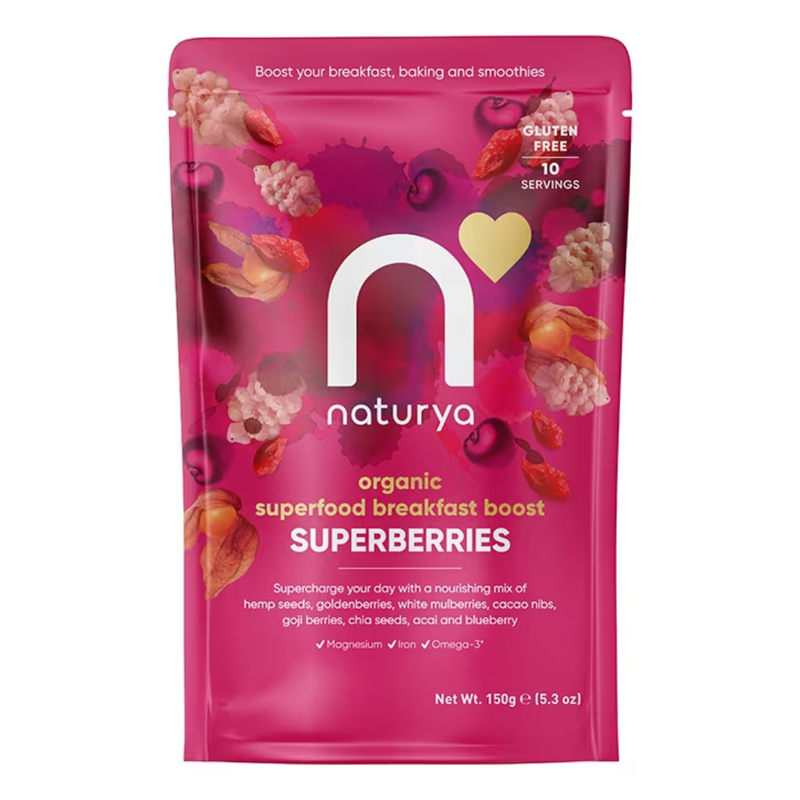 Naturya Organic Superberries Breakfast Boost 150g | London Grocery